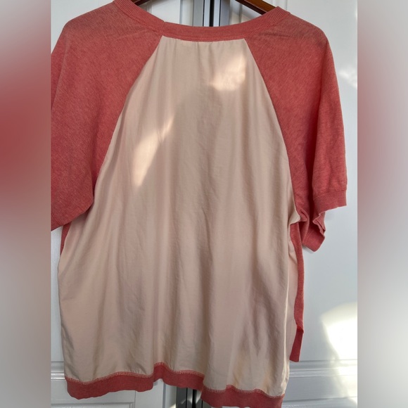 Anthropologie MOTH colorblocked sweater front / rayon back - Picture 2 of 4